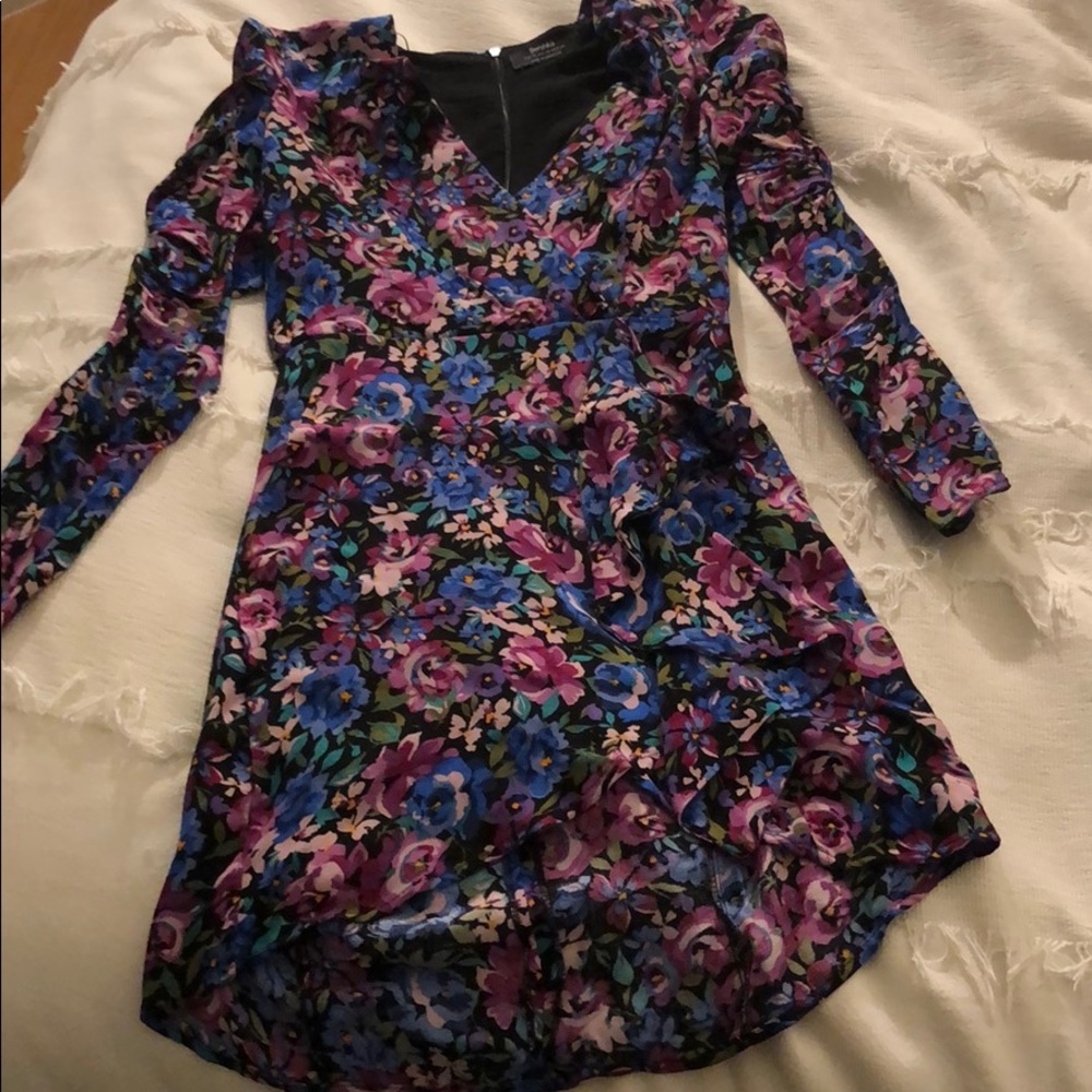 Long sleeve floral dress